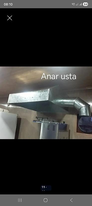hava fanları: Hava çətirləri və tüstü sorucu başlıqların hazırlanması - Material — 3