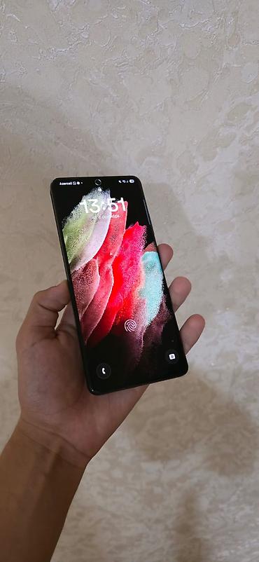 adapt: Samsung Galaxy S21 Ultra, 256 GB, rəng - Qara, Simsiz şarj — 1