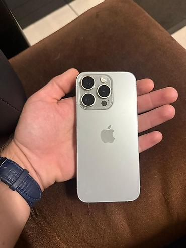 IPhone 15 Pro, 128 GB, Gümüşü, Face ID lalafo.az -da IPhone 15 Pro, 128 GB, Gümüşü, Face ID