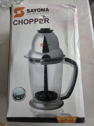 elektrikli chopper: Sayona SCH-22 elektrik doğrayıcı - Güc: 300 W (220–240V, 50–60Hz) - — 2