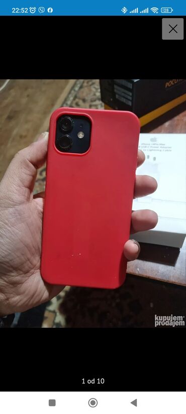 Apple iPhone: Apple iPhone iPhone 12, 128 GB, Pacific Blue, Otisak prsta, Bežični punjač, Face ID — 1