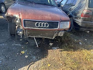 запчасть ауди а4: Audi 100 C4 (седан), бордовый цвет, на разбор или под восстановление — 2