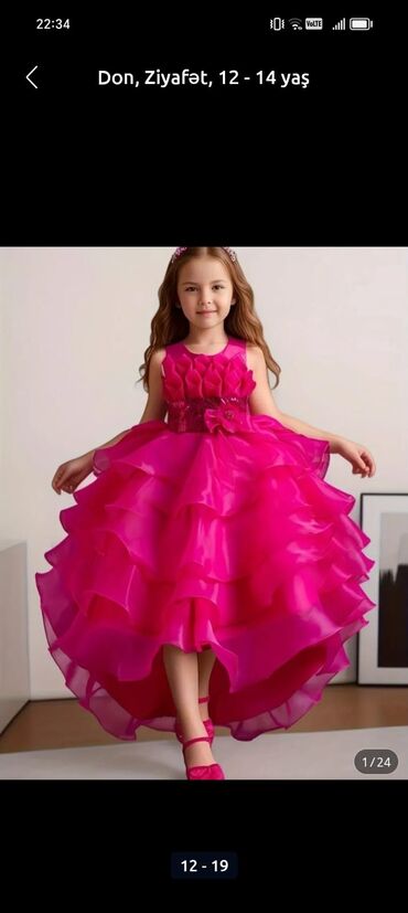 Donlar: Qadın kişini uşaq dəbli ziarət geyimlərinin kirayəsi - Modellər — 19