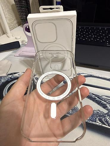 hile mobile: IPhone 16 pro clear magsafe case. Original apple ın kabrosudu. Ispace — 7