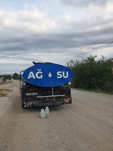 Ağ su daşıma xidməti – su sisternli yük maşını