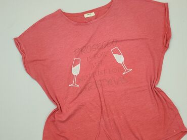 spódniczki różowe: T-shirt, Papaya, L, stan - Zadowalający