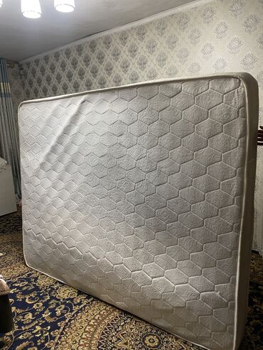 простыня на резинке: Спальный матрас, Б/у, Двойной, Турция, Пружинный, Поролон, Другой бренд, Матрасы средней жесткости, Самовывоз