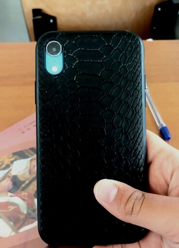 Apple iPhone: IPhone Xr, Б/у, Голубой, Чехол