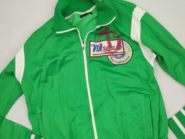 koszulka do biegania z nadrukiem: Sweatshirt for men, L (EU 40), Samsøe Samsøe, condition - Good