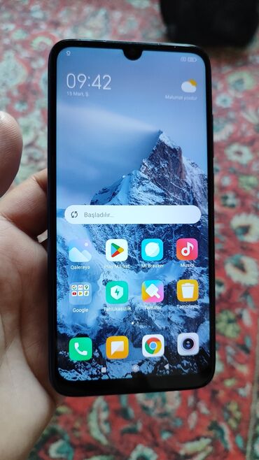 redmi not 4 qiymeti: Xiaomi Redmi Note 7, 64 GB, rəng - Mavi, 
 Barmaq izi, İki sim kartlı