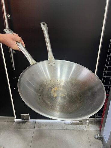 yemek qızdırıcı: Сковородка, цвет - Серебристый, Нержавеющая сталь
