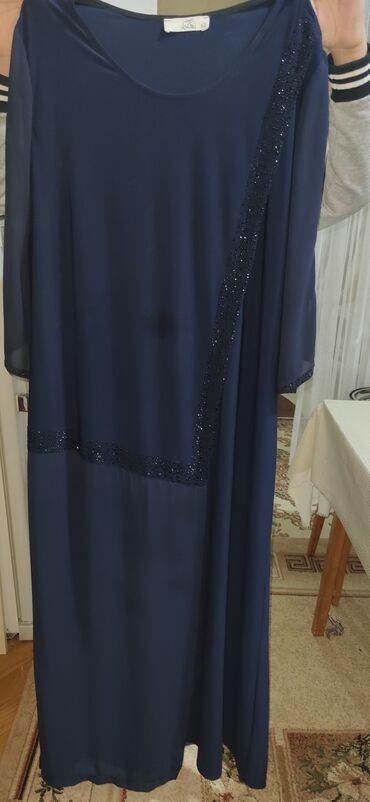 52 geyim: Вечернее платье, Макси, 6XL (EU 52)