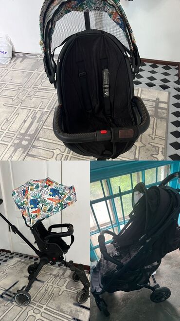 коляска для путешествий: Балдар арабасы, түсү - Кара, Колдонулган