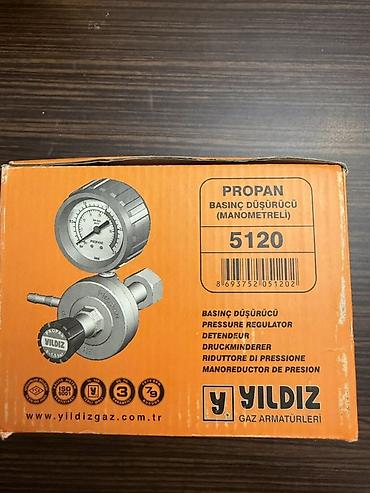 taxta kəsən makina: 🔥 YILDIZ 5120 — Propan Təzyiq Redüktoru (Manometirli) | YENİ | — 2