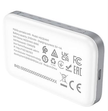 hotspot modem: Hoco. HI41, Wi-Fi 6 роутер, поддержка микро-сим карт, 2.4G — 6