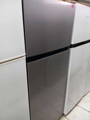 Холодильники: Б/у Холодильник Hoffman, De frost, Двухкамерный, цвет - Серый