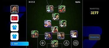 pes 2022 mobile: EFootball 2024 hesabı – güclü heyət və hazır taktika - Komanda — 1