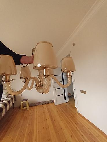 led: Çılçıraq, 5 lampa, Şüşə — 1