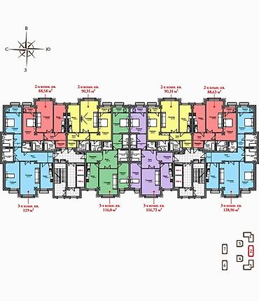 999: 3 комнаты, 117 м², Элитка, 8 этаж — 5