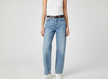 jeans balloon bershka: PULL&BEAR, Jeans for women, size 2XS