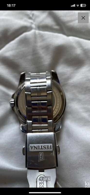 metalni kais za haljinu: Muski sat Festina u solidnom stanju koriscen par puta Ima jednu manu