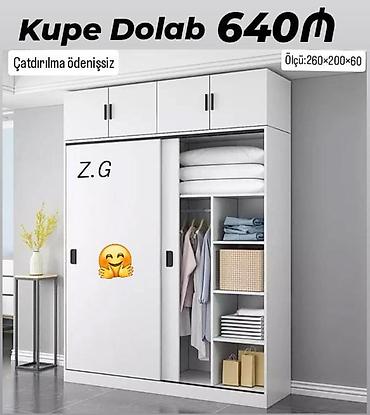 Dolablar: Dolab yeni qarderob paltar dolabı güzgüsüz — 1