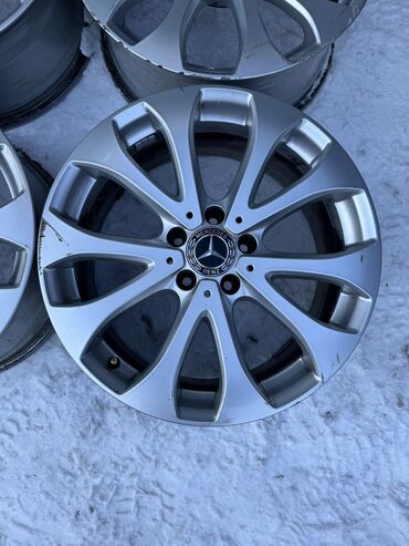 Диски: Литые Диски R 18 Mercedes-Benz, Комплект, отверстий - 5, Б/у — 5