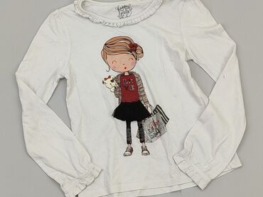 bluzki dziewczęce 140: Bluzka, 9 lat, 128-134 cm, stan - Zadowalający