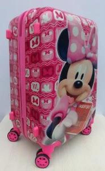 Rančevi, torbe i koferi: Dečji kofer na točkiće – Minnie Mouse motiv - Dimenzije: kabinski — 19