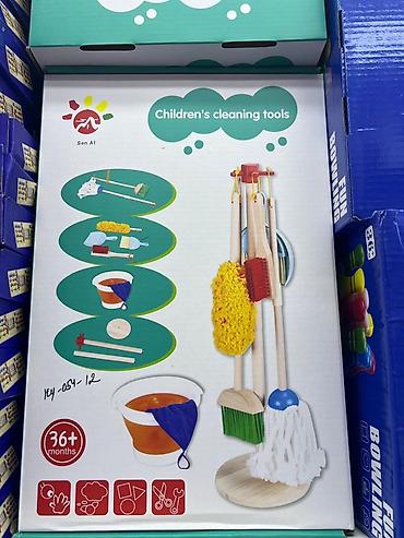 Хозтовары: Набор “Children’s Cleaning Tools” — детские инструменты для уборки — 1