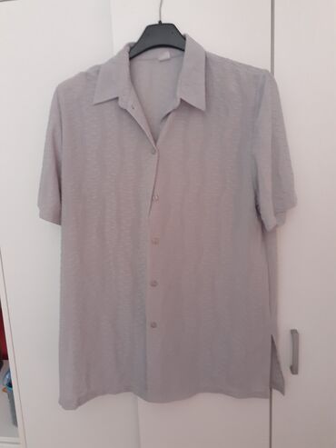 Košulje: XL (EU 42), Jednobojni, bоја - Siva