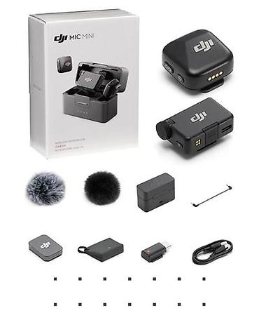 мини микрафон: DJI Mic Mini — компактная беспроводная микрофонная система для записи — 1
