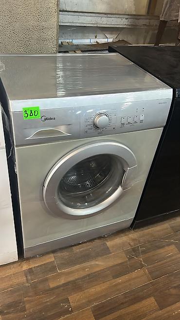 3 birinde printer: Midea ön yükleməli paltaryuyan maşın - Ön tərəfdən yükləmə, iri — 1