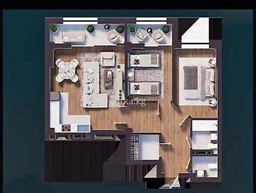 асанбай район: 3 комнаты, 93 м², Асанбай мкр Элитка, 10 этаж, ПСО (под самоотделку) — 2