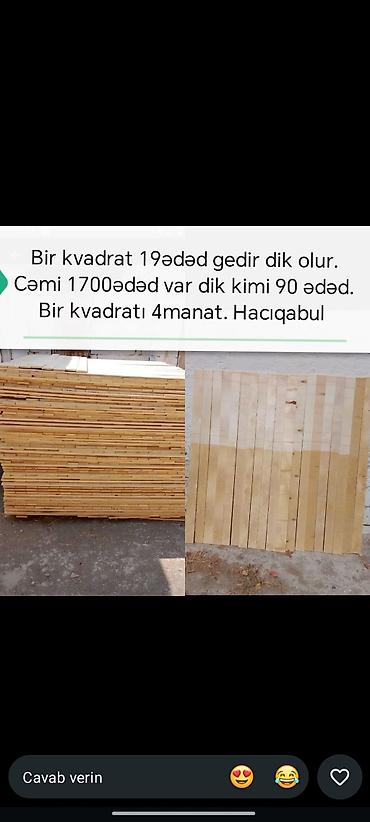kilim xalca aliram: Taxta lamellər/sıyırmalar satılır. - Ümumi say: 1700 ədəd - 1 kvadrat — 1