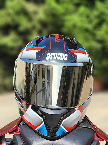 Moto geyim: Məhsul: Studds THUNDER tam üzlü motosiklet dəbilqəsi Xüsusiyyətlər: - — 6