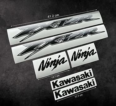 modernije: STIKERI - Kawasaki zx12r Nalepnice - Stikeri za motore -2321 📌 Opis — 1