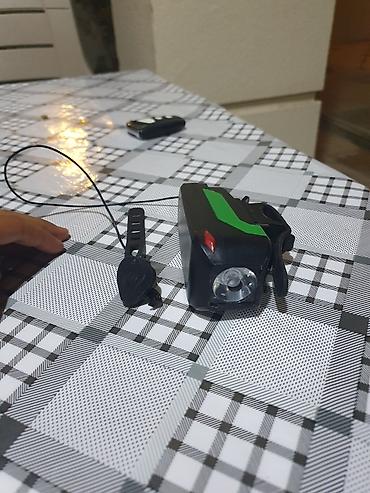velosiped isiqlari: Velosiped üçün ön işıq və siqnal dəsti - Gecə sürüşləri üçün güclü ön — 4