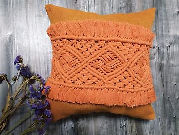 Другой декор и предметы интерьера: Декоративные подушки макраме. Эксклюзивная ручная работа!!!Нить — 4