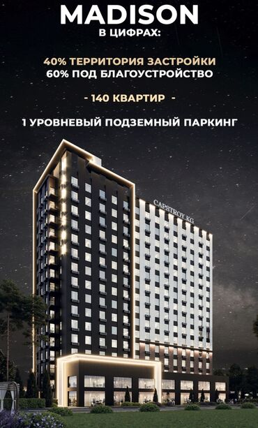 помещение в аренду кара балта: 1 бөлмө, 50 кв. м, Элитка, 10 кабат, ПСО (өзү оңдоп түзөтүп бүтүү үчүн)
