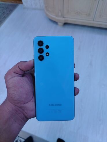 baku electronics samsung a20: Samsung Galaxy A32, 64 ГБ, цвет - Голубой, Отпечаток пальца