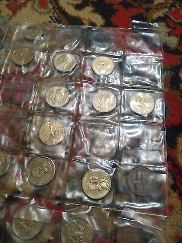 Монеты: Коллекция монет в отдельных прозрачных холдерах (листы с ячейками) — 3