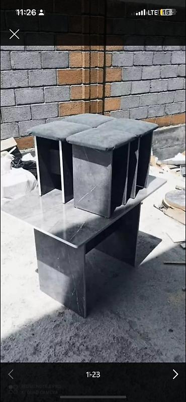 Стол табуретки комплект 3500сом новый оптом и розницу готовые есть — 5