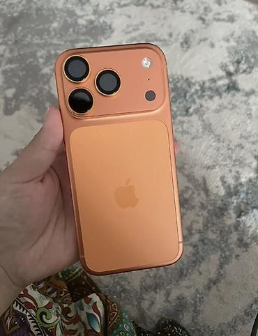 14 plus: IPhone 17 Pro, Б/у, 256 ГБ, Оранжевый, 100 % — 1