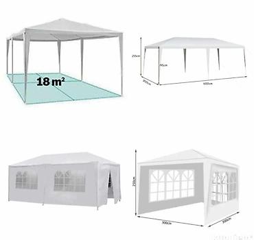 rešetka za roštilj 70x40: Potpuno NOV paviljon, dimenzija 3x3 metra. -PLUS 4 BOCNE STRANE SA — 2
