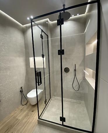 Душевые перегородки и ограждения: Душевая перегородка с двойной распашной дверью! Изготавливаем и — 5