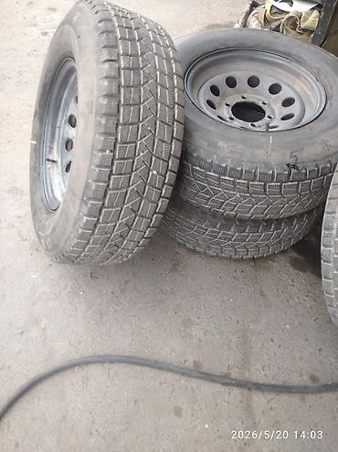 transporter multivan: Колеса в сборе 235 / 75 / R 15, Зима, Б/у, Комплект, Внедорожные (АТ/МТ), Железные, отверстий - 6 — 2