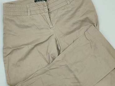 t shirty damskie beżowe: Material trousers, S (EU 36), condition - Fair