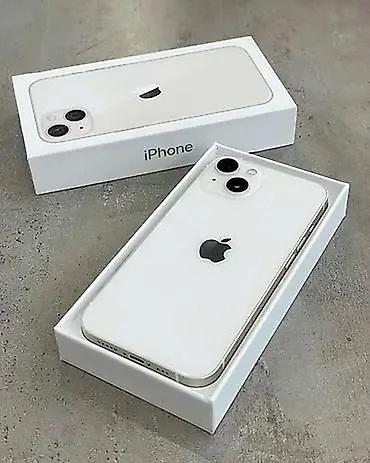 iphone c: IPhone13 (белый), в фирменной коробке 128 гб 100 акб идеально не — 1