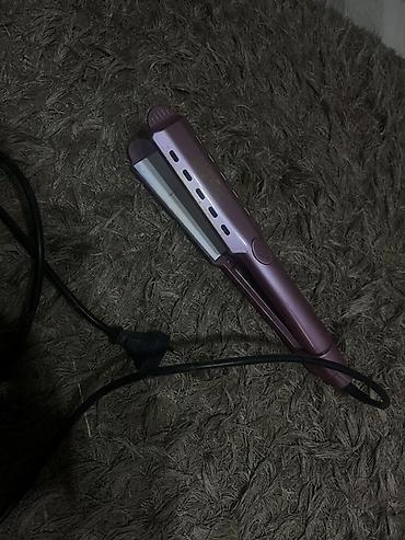 braun ütü fen: Saç düzləndirici – elektrikli - Rəng: çəhrayı/metalik - Tip: İki — 2